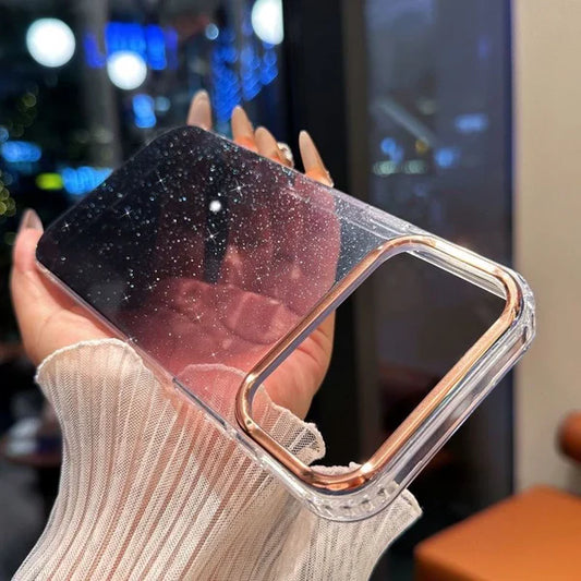 New Dual Black Crystal Shimmer Case