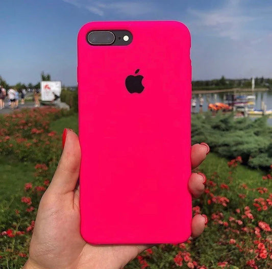 Premium Quality Neon Pink Silicone Case With Padding Inside
