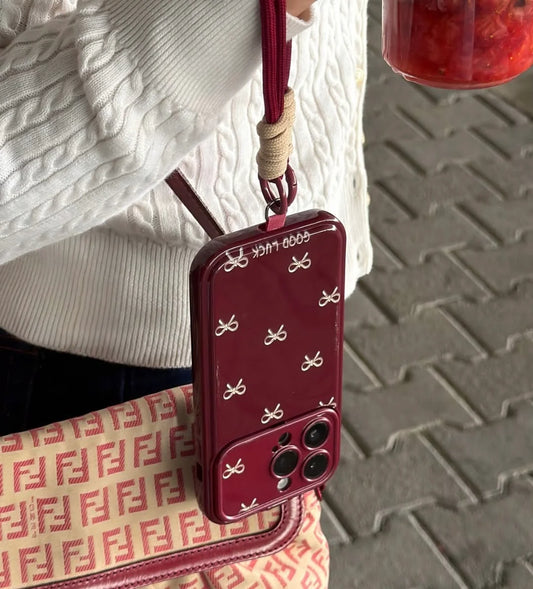 Premium Bow Mirror Phone Case