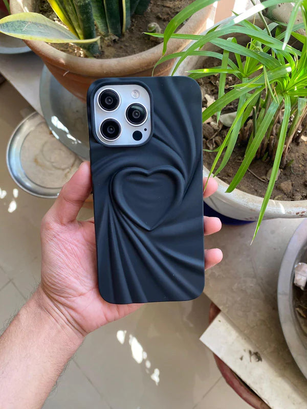Heart Pattern Silicone Case