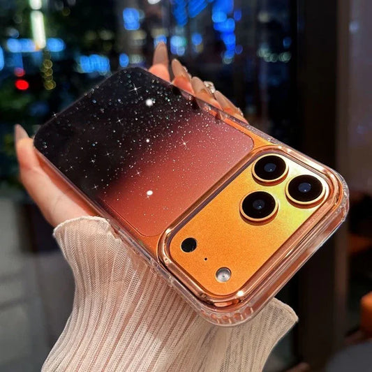 New Dual Black Crystal Shimmer Case