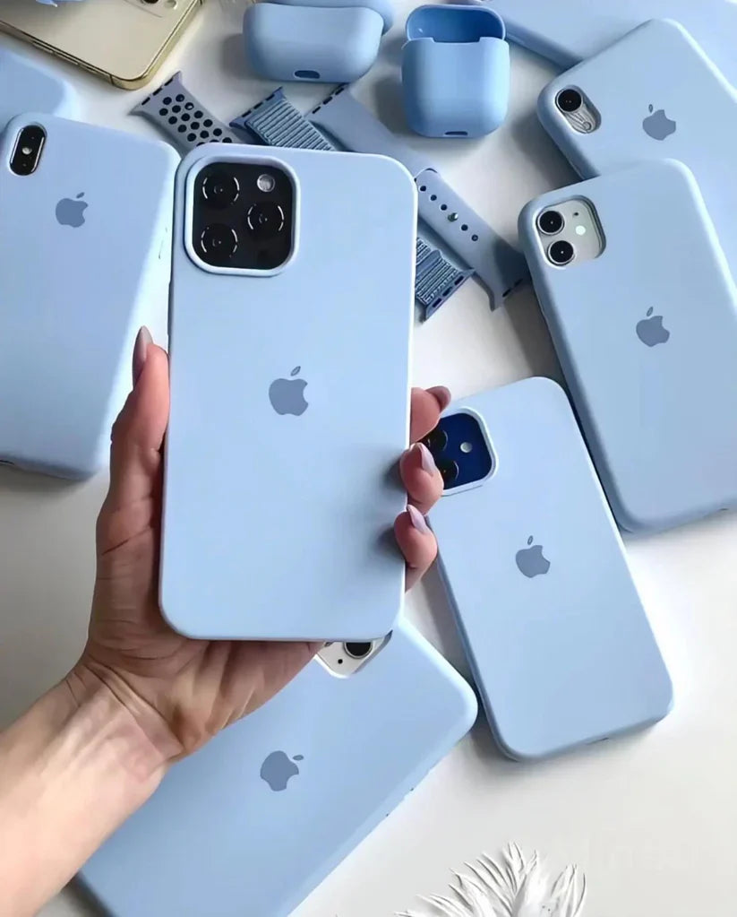 Premium Quality Seria Blue Silicone Case With Padding Inside
