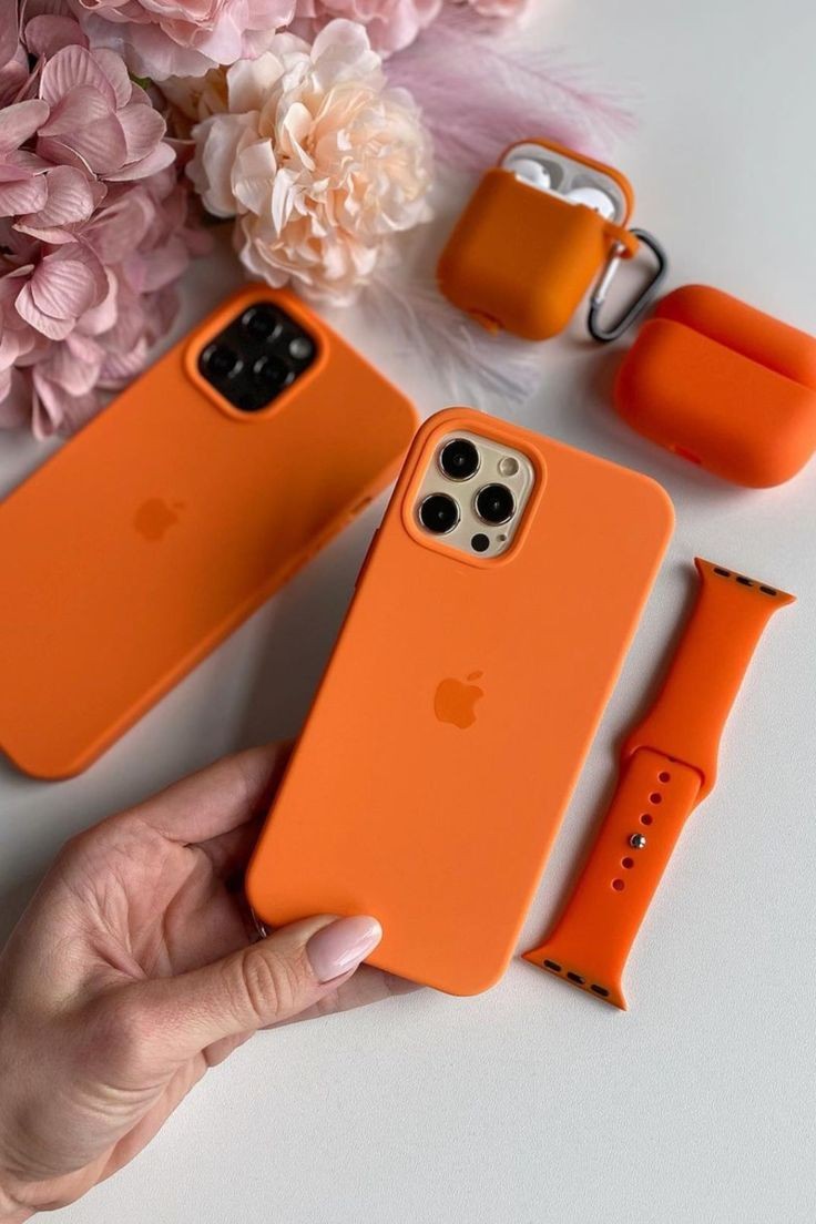 Orange Silicone Case