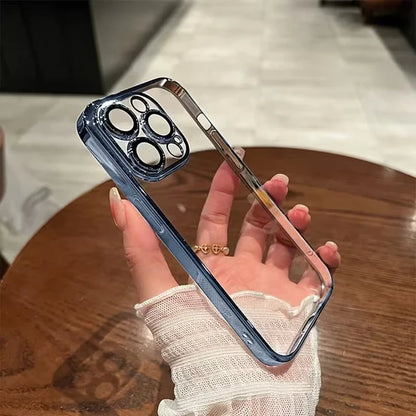 Crystal Clear Electroplated Case For 17 Serie