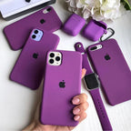 Premium Quality Purple Silicone Case With Padding Inside