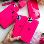 Premium Quality Neon Pink Silicone Case With Padding Inside
