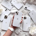 Premium Quality Pure White Silicone Case With Padding Inside