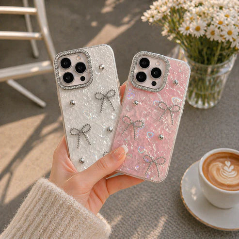 Glimmering Ribbon Stone Case