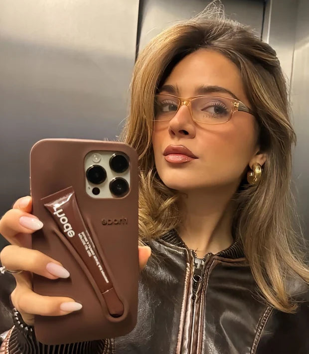 Espresso Lip Case + Lip Gloss