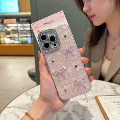 Glimmering Ribbon Stone Case