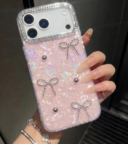 Glimmering Ribbon Stone Case