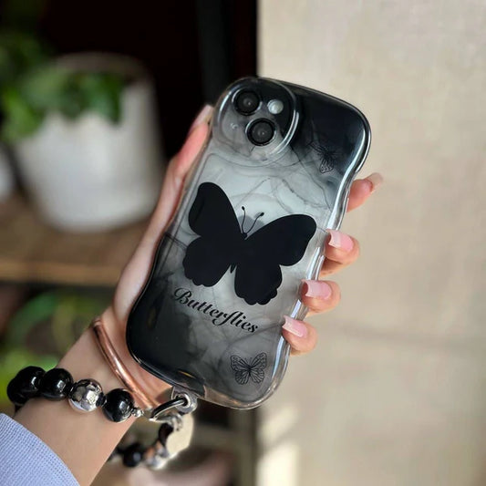 Black Butterflies Chubby Case