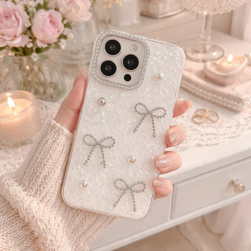 Glimmering Ribbon Stone Case