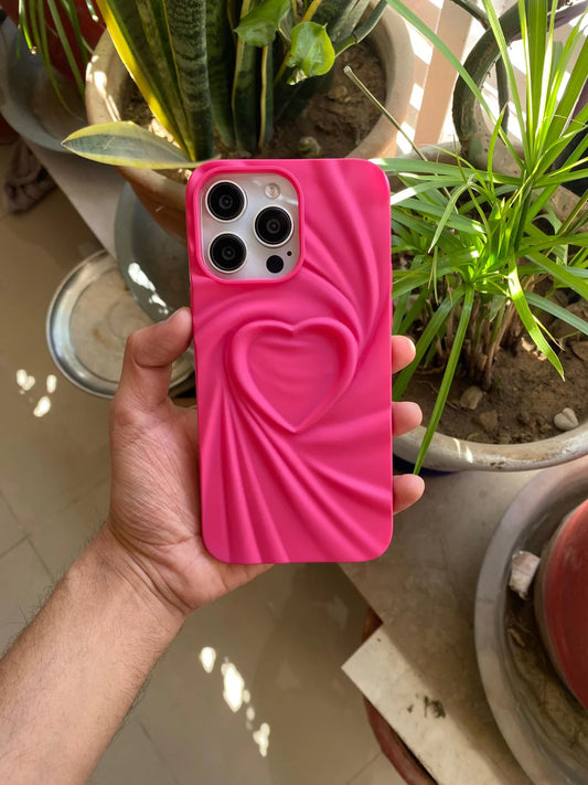 Heart Pattern Silicone Case