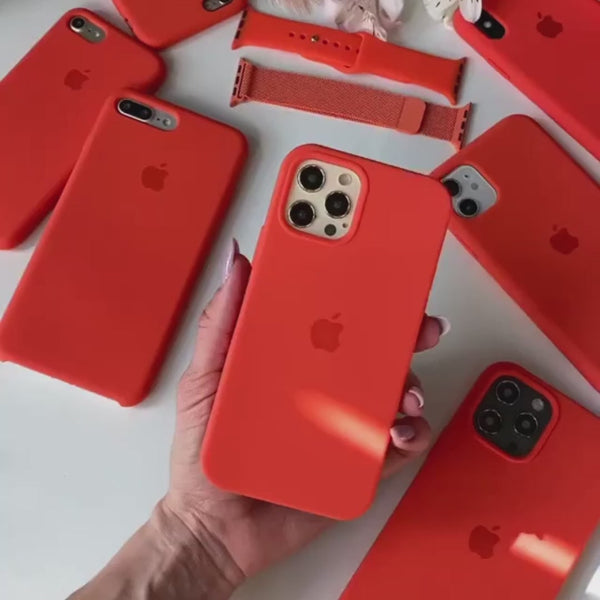 Orange Silicone Case