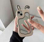 3D Bunny Mirror Case