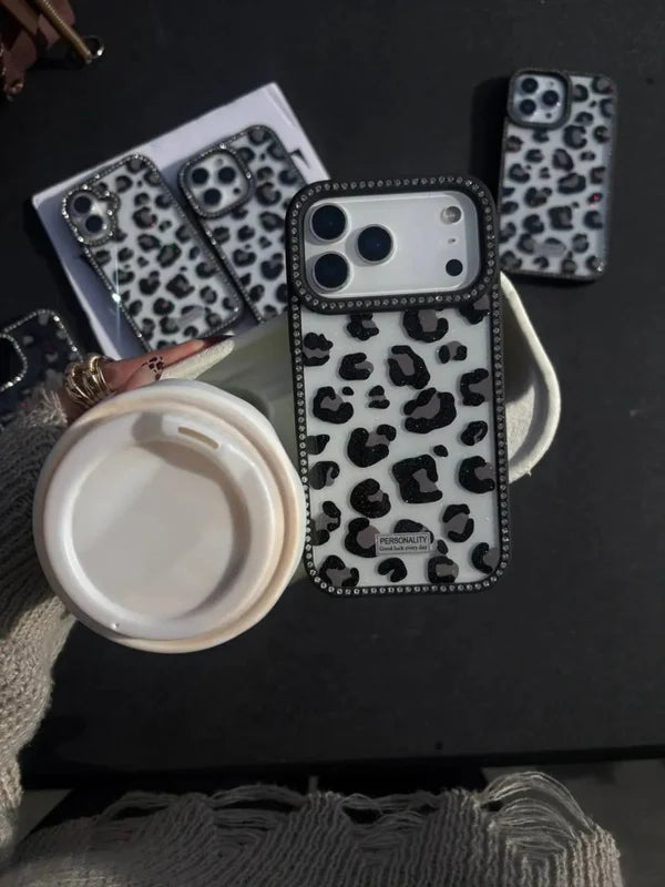 New Double Side Diamond Studded Case 🖤