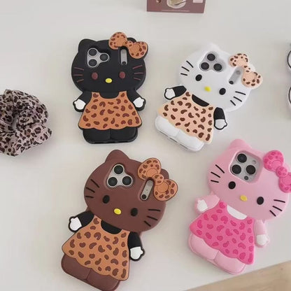 New Cute 3D Kitty Bow Case