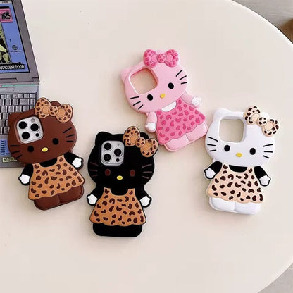 New Cute 3D Kitty Bow Case