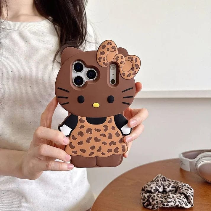 New Cute 3D Kitty Bow Case