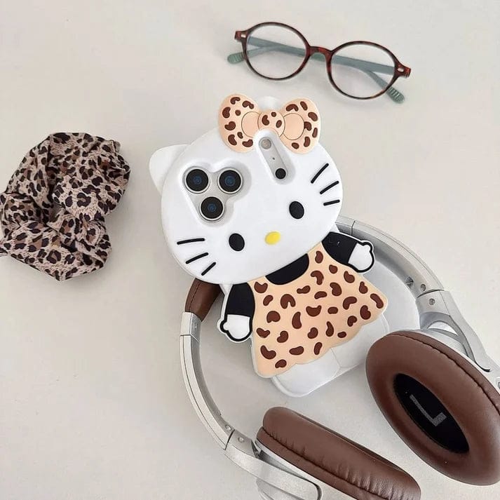 New Cute 3D Kitty Bow Case