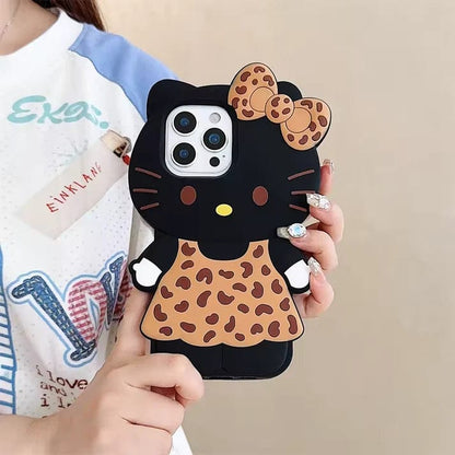 New Cute 3D Kitty Bow Case