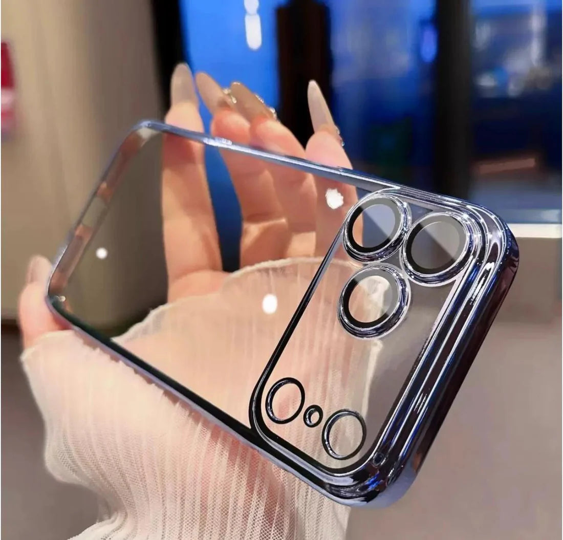 Crystal Clear Electroplated Case For 17 Serie