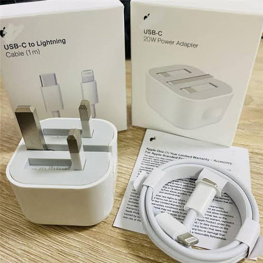 20W Fast Charger For IPhone All Models With Cable include