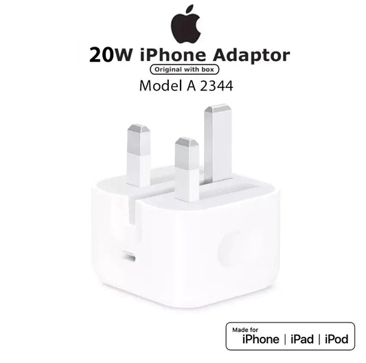 3 Pin 20w Fast Charging Adapter (Cable Not Included