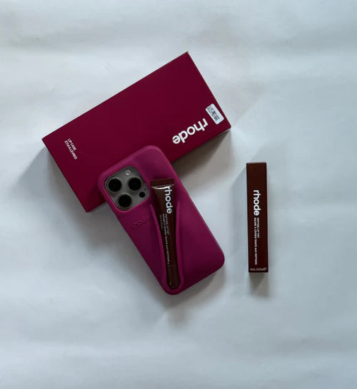 Raspberry Lip Case + Lip Gloss
