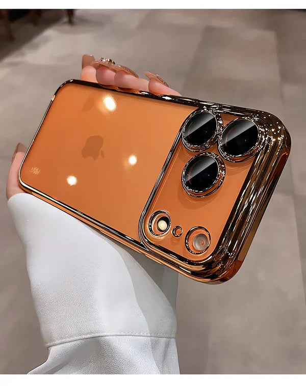 Crystal Clear Electroplated Case For 17 Serie