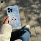 Aqua Floating Adorable 3D Cloud Case