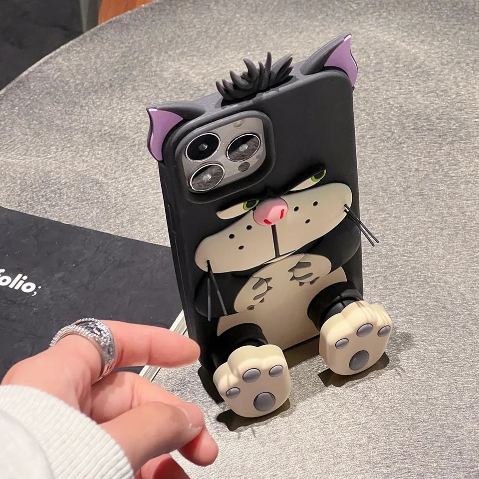 New Cute Disney Tom Cartoon Clow Stand Case! This stylish case