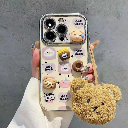 Electroplated Bear With Furball*🧸✨